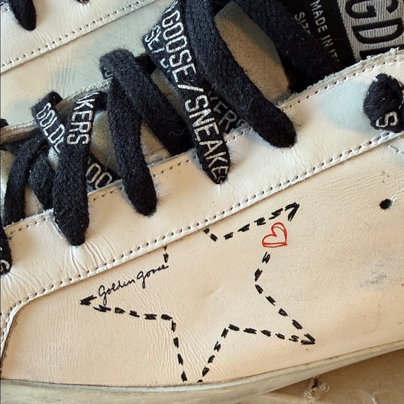 Golden Goose Superstar Classic Dotted Star Size 40 - Picture 2 of 15